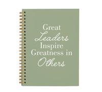 OXW Sage Green Notebooks for Work, Employee Appreciation Gifts, Leadership Gifts Notebook Journal for Writing Meeting Office, Thank You Gifts for Women Men Leader Mentor Boss Manager, 5.5"x8.3"
