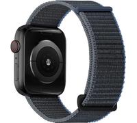 OXWALLEN Sport Loop Nylon Band Compatible with Apple Watch Series 11/10/9/8/7/6/5/4 SE Ultra 3/2/1 49mm 46mm 45mm 44mm, Adjustable Comfortable Braided Rugged Strap for iWatch Women Men, Charcoal