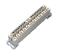 Oxxggkao 10 Pairs Panel Krone Voice Module Distribution Frame Kelon | Rack, 19-inch Standard Cabinets, 10 Pairs of Line Row, Kelon Voice Module, Silver-plated Copper Terminal Block