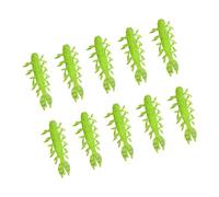 Oxxggkao 10pcs High Buoyancy Shrimp Soft Baits with Curved Tail Realistic Detailing for Freshwater Saltwater Shrimp Lures for Anglers