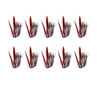Oxxggkao 10Pcs Luminously Spinnerbait Umbrella Skirts Spinnerbaits Replacement Fishing Lures Fly Tying Materials Spinnerbait Umbrella Accessories
