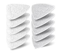 Oxxggkao 10Pcs Replacement Steaming Cleaner Cover for 100 Steaming Cleaner Machine Washable Quick Drying Steaming Mop Cleaning Pad