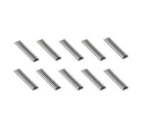 Oxxggkao 10Pcs Scale Railway Track Iron Connectors Seamless for Model Train Track Layout Rails Joiner for Smooth Operate Hello Scale Train Tracks Link