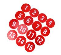 Oxxggkao 15Pcs Spots Markers Floor Dots Nonslip Agility Dots Flat Field Cones For Training Exercise Gym Football Basketball Agility Carpet Markers