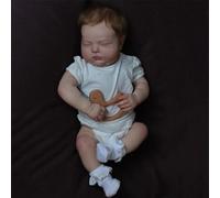 Oxxggkao 19in Collectible Cuddle Doll Silicone Caucasian Reborns Toy With Veins Toddler Girls Boy Best Companies Birthday Gift Realistic Reborns Toy