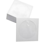 Oxxggkao 200/300 / 400 / 500Pcs Compact 12cm Paper CDs DVDs Disc Sleeves for Photographers Musicians and Collectors Multipurpose Organiser