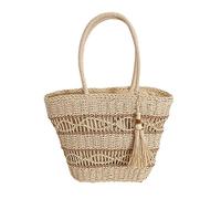 Oxxggkao 2023 Vintage TasselShoulder Bag Retro Versatile Hollow Out BeachBag For Women Girl Large Capacity Bucket Bag Lady Purse Large Straw Shoulder Bags