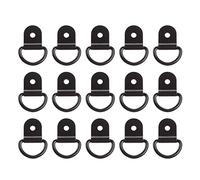 Oxxggkao 20Pcs Heavy Duty Truck Tie Down Anchors Rings Cargo Bolt On D-Shaped Buckle Lashing Hardware V Bolts