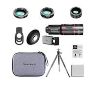 Oxxggkao 28X Telephoto Lens Clip Type Telephoto Phone With Fisheye Macro Wide Angles For Phones Video Taking Professional Grade Phone Camera Lens
