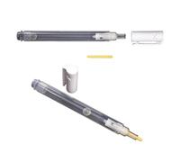 Oxxggkao 2Pcs Acrylics Empty Marker 3mm Fine Tip Smooth Writing Refillable Empty Pen for Painting Student Tool