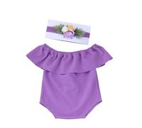 Oxxggkao 2pcs Newborns Photography Costume Set Lovely Girls Bodysuit & Flower Headband Props For Unforgettable Baby Portraits Newborns Photography Outfit
