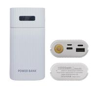 Oxxggkao 2x 18700 20700 21700 Battery Box For Case Kit With LED Flashlight For Smartph Flashlight Battery And Charger