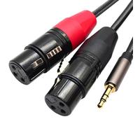 Oxxggkao 3. Studio-Grade 3.5mm To XLR Female Sound Cable Braided Stable Professional Microphone Connection Cable