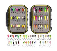 Oxxggkao 30 / 36pcs Metal Jigging Hard Baits Ice Fishing Gears Small Baits Ice Lure Set for Bass Winter Jigs Set Lures
