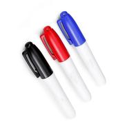 Oxxggkao 3Pieces Golf Ball Markers Almost Weather Resistant Inks Practical Clip Line Writers for Practice Markers