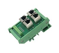 Oxxggkao 4 Port RJ45 8P8C Terminals Block Converters for Networking Rack and Data Center Applications Fast Speed Ethernet Adapter