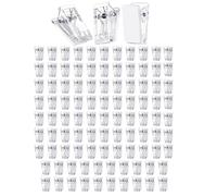 Oxxggkao 40/100Pieces Clear Clips Clamps Sticky Clips For Quick And Neat Arrangement Of Note And Reports In Any Space Student Note Holders