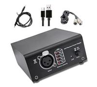 Oxxggkao 48V Power Adapter Metal Body Rechargeable Shielded Cable Condenser Mics For Professional Studio USB C Power Supply