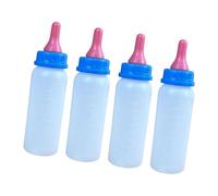 Oxxggkao 4Pcs Farm Animal Nursing Bottle for Small Pet Newborns Animals Easy Squeezing with Measuring Scale for Accurate Feeding Livestock Feeding Bottle
