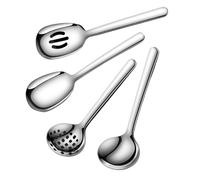 Oxxggkao 4PCS Professional Kitchen Utensils Set Cooking Accessories Utensils 304Stainless Steel Texture Cooking Tool