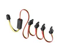 Oxxggkao 4Pin To 6Pin Hard Drives Power Supply Cable Connectors Converters Extension Cord Wire For Computer Desktop PC PC Assembly Power Adapter