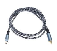 Oxxggkao 5.1 Surround Visual Cable Usb to SPDIF Connection with Hot Swappable Play Plan Permanent PVC Visual Sound Cable