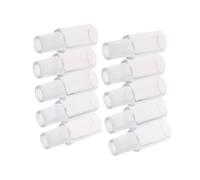 Oxxggkao 5 / 10Pc Throwaway Breathalyzer Mouthpiece General Ethanol Tester Mouthpieces for Ethanol Tester Hygienic & Portable Breathalyzer Replacement Mouthpiece