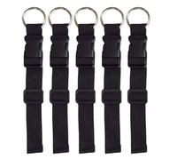 Oxxggkao 5 Pcs Travel Carry Strap Jackets Grippers Add-a-Bag Luggage Adjustable Bag Grip Holder Carry Clip Suitcase