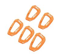 Oxxggkao 5Pcs Quick Releases Carabiner Clip Outdoor Secure Keychain Climbing Hook for Camping Hiking Light Weight Construction Polystyrene Substance Satsuma Outdoor Sports