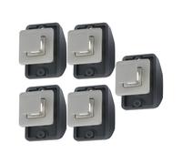 Oxxggkao 5Pcs Secure Push Button Metal Cabinet Latches Keyless Cupboard for Campers Boat Marine 3 Color Option Push Button Latches Cabinet Door Keyless Cupboard Locks for Campers