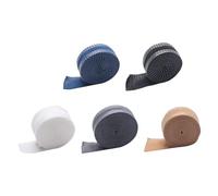 Oxxggkao 5Rolls Hemming Tape For Splicing Clothes Trousers Jeans Width 25mm Iron On Webbing Fabric Tailoring Supplies
