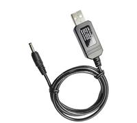 Oxxggkao 5V To 9V12V Steps Up Charging Cable Featuring Digital Voltages Display Durability Housing USB To DC3.5X1.35mm