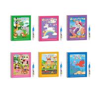Oxxggkao 6 Panes Magical Draw Paper For Children Transportable Water Drawing Toy Recyclable Art Activity Water Mat For Children