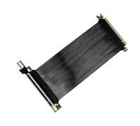 Oxxggkao 64GB/s PCIe 5.0 X16 Extension Cable 270 Degree Right Angled Reverse Extension Cable Bidirectional Bandwidth For Gaming