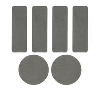 Oxxggkao 6Pcs Adhesive Sports Shoes Repair Stickers Foot Care Pad Square Round Shoe Hole Prevention Repair Patches Enduring Square Round Shoe Hole Prevention Patches