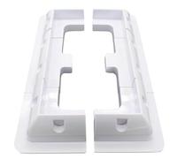 Oxxggkao 6Pcs Solar Panel Mounting Bracket No Drill Mount Brackets ABS Corner Bracket Kit Kit for Caravans ABS Mounting Brackets