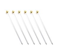 Oxxggkao 6Pcs Stainless Steels Cake Tester Stick Practical Skewer Needle Testing Needle Baking Tool Stainless Steels Stick