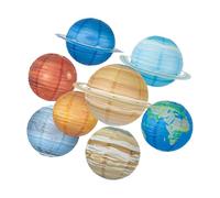 Oxxggkao 8 Planet Solar Systems Paper Light Toy for Kids Educational Space Exploration Craft with Realistic Planetary Designs Astronomy Learning Toy