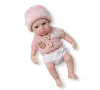 Oxxggkao 8Inch Baby Dolls with Eyes Opened Design and Flexible Limb for Easy Cleaning Infant Sensory Play Kids Parenting Game Like Toddler Doll