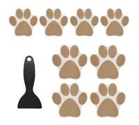 Oxxggkao 8pcs Non Slip Bathtub Stickers Self-Adhesive Paw Print Decals Slip And Falls In The Bathroom Improve Security Non Skid Bathtub Stickers