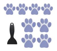 Oxxggkao 8pcs Non Slip Bathtub Stickers Self-Adhesive Paw Print Decals Slip And Falls In The Bathroom Improve Security Non Skid Bathtub Stickers
