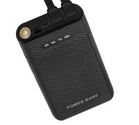 Oxxggkao ABS Battery Chargers Case 18650 Battery and 18W Fast Charging Real Time Mobile Power Boxes Mobile Power Case