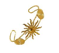 Oxxggkao Adjustable Starfishes Shell Sun Stainless Steel Statement Open Bangle Accessory for Women Girls Stainless Steel Sea Creature Jewelry