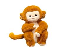 Oxxggkao Adorkable Sweet Golden Monkey Doll Stuffed Toy Hugging Doll Cotton Filled Loneliness Comfort Toy for Girl Toddler Kid Room Plush Golden Monkey