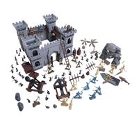 Oxxggkao Adventure Awaits With Knights And Castles Toy Soldiers Playset Portable Accessory Craft Supplies For Children Daily Use Educational History Toy