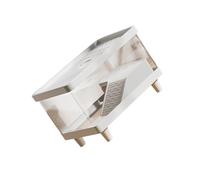 Oxxggkao All in Chelo Feeding Station and Climbing Rack with Never Slip Base for Serpents Salamanders Tortoises Multifunctional Pet Terrariumcase Culvert Box