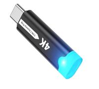 Oxxggkao All Purpose Type C Virtual Display Converter Supports 4K 60Hz Sound Video Output for Desktop and Notebook Computer Virtual Graphics Adapters