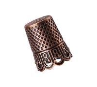 Oxxggkao Alloy Thimble Awl Needle Case for Sewing and Crafting Accessory Permanent Metal Fingerstall Point