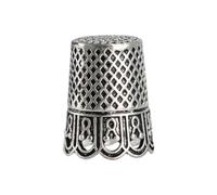Oxxggkao Alloy Thimble Awl Needle Case for Sewing and Crafting Accessory Permanent Metal Fingerstall Point