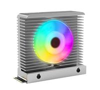 Oxxggkao Aluminum SSD Heatsink Cooler NVME M.2 2280 Drive Radiator Passive Heat Dissipation ARGB 12V 4 Pin Radiator Argb Ssd Heatsink